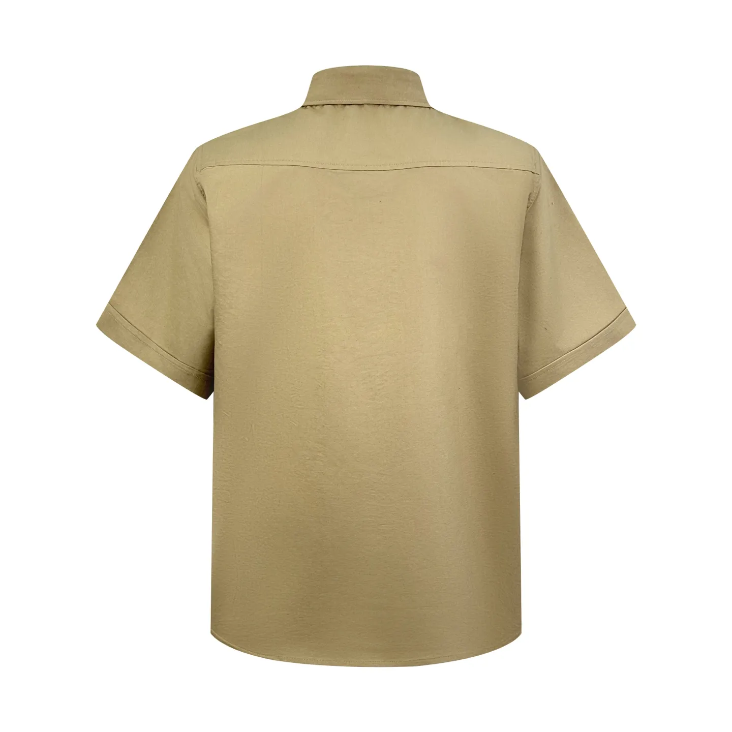 Ami Paris love embroidered short-sleeved shirt. Customized high-density double-ply Oxford spinning. Tight and smooth. Comfortable and close to the skin. Dressed in Paris Wheat Brown. Relaxed and casual. Elegant. Black silk thread dances on the chest with love embroidery. Low-key and powerful. It uses pockets as the boundary to hide the French romance. It is the ultimate simplification of color. It uses the ultimate restraint to interpret an effortless sense of luxury. Process 1: Use imported machine embroidery technology. Use advanced computer control system and precision mechanical components to realize Ami love embroidery work with high precision and smooth and delicate lines. Process 2: The fabrics are washed and have a better hand feel. Not easy to deform, not easy to shrink, not easy to fade, and maintain long-term beauty. Accessories: Customized 1:1 Ami buttons. Customized 1:1 Ami trademark. Version: Loose version. Size: 37 38 39 40. Style number: BB 803.